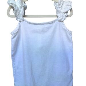 Janie and Jack Ruffled Straps Jersey Top